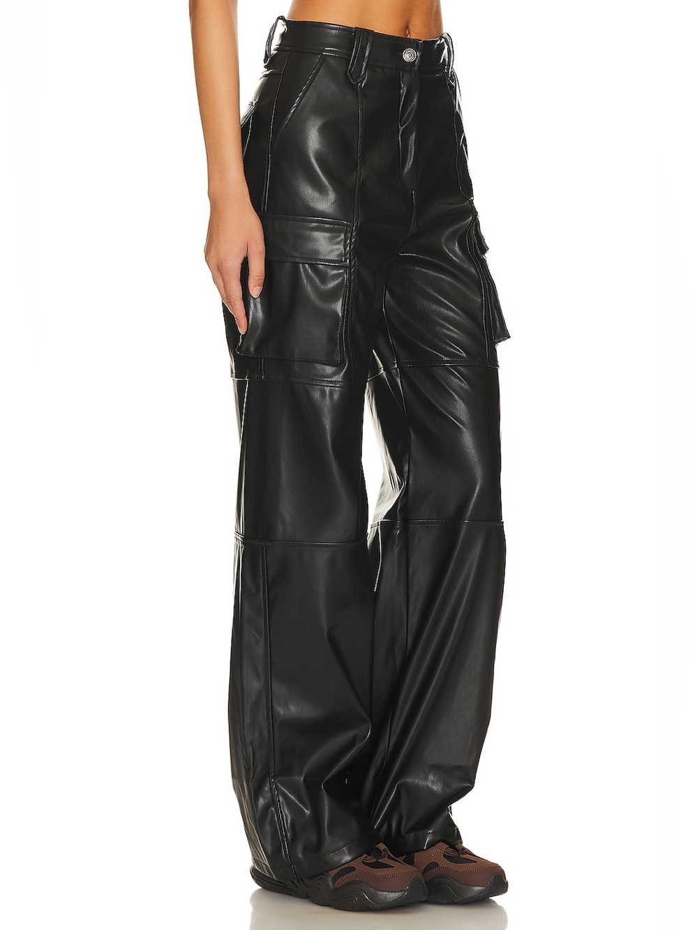 NWT superdown halley faux leather pant | Large